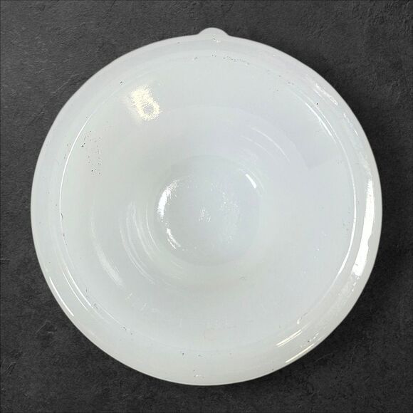 Vintage © Walt Disney World Productions Julie Milk Glass Pedestal Mug Blue White - Picture 6 of 9